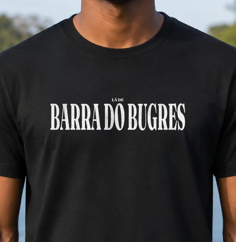 Camiseta Tipografia de Barra do Bugres