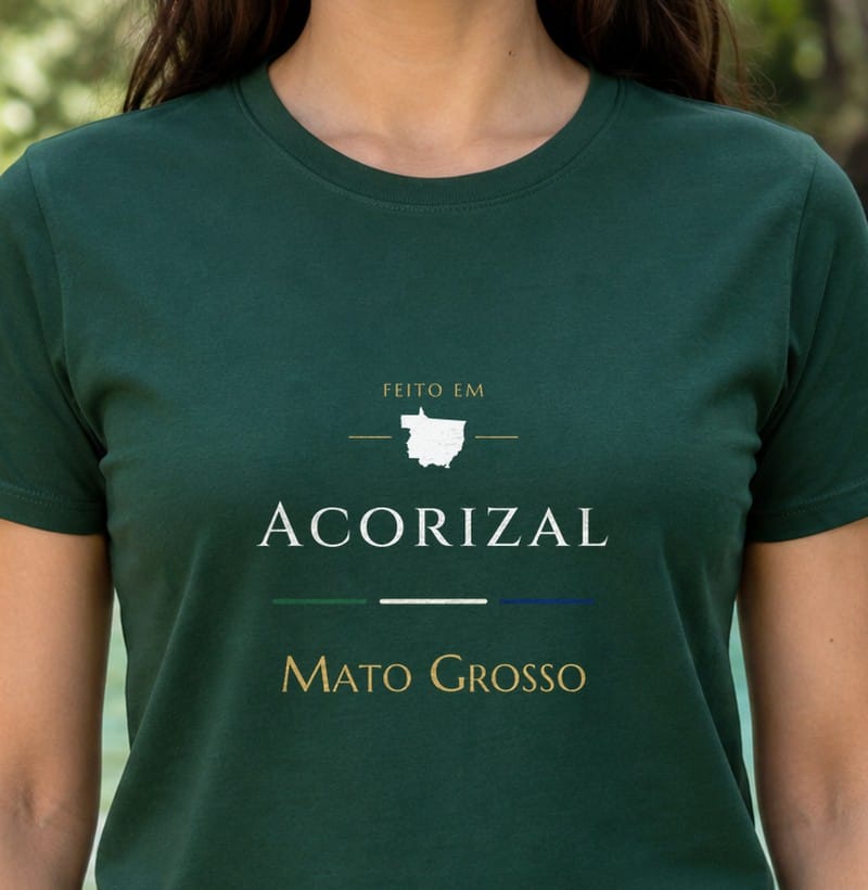 Camiseta Feito em de Acorizal