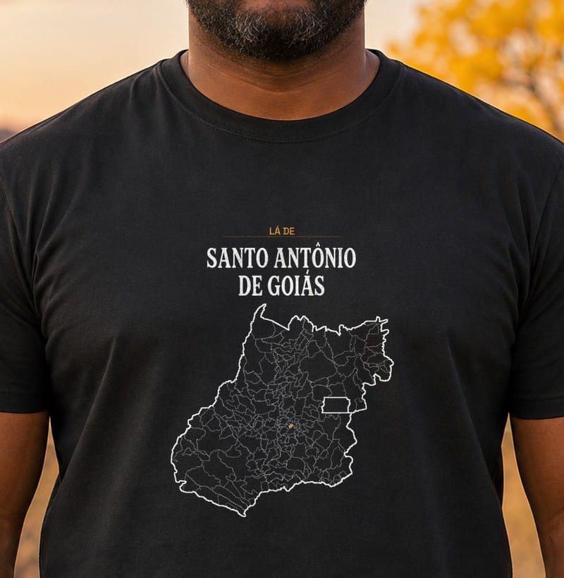 Camiseta Território de Santo Antônio de Goiás
