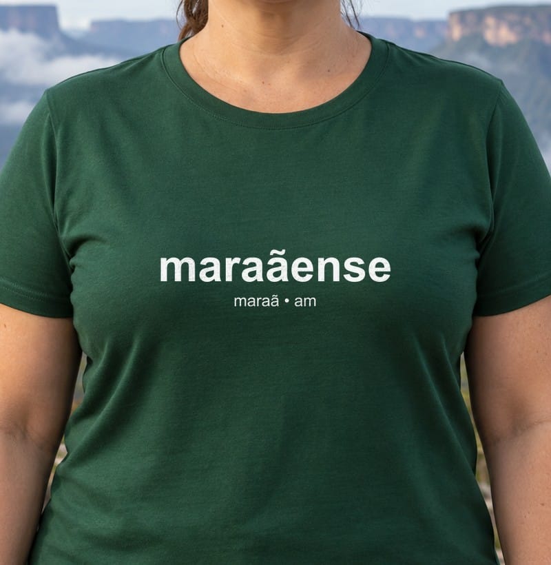 Camiseta Gentílico de Maraã