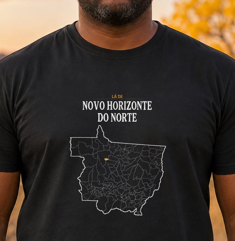Camiseta Território de Novo Horizonte do Norte