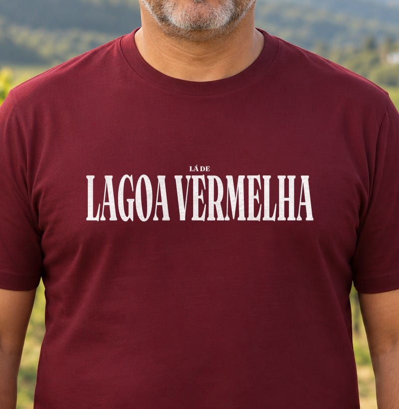 Camiseta Tipografia de Lagoa Vermelha