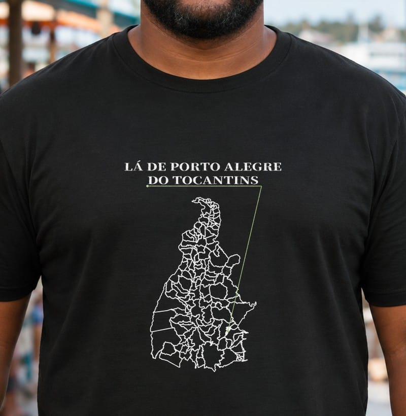 Camiseta Ponto de Origem de Porto Alegre do Tocantins