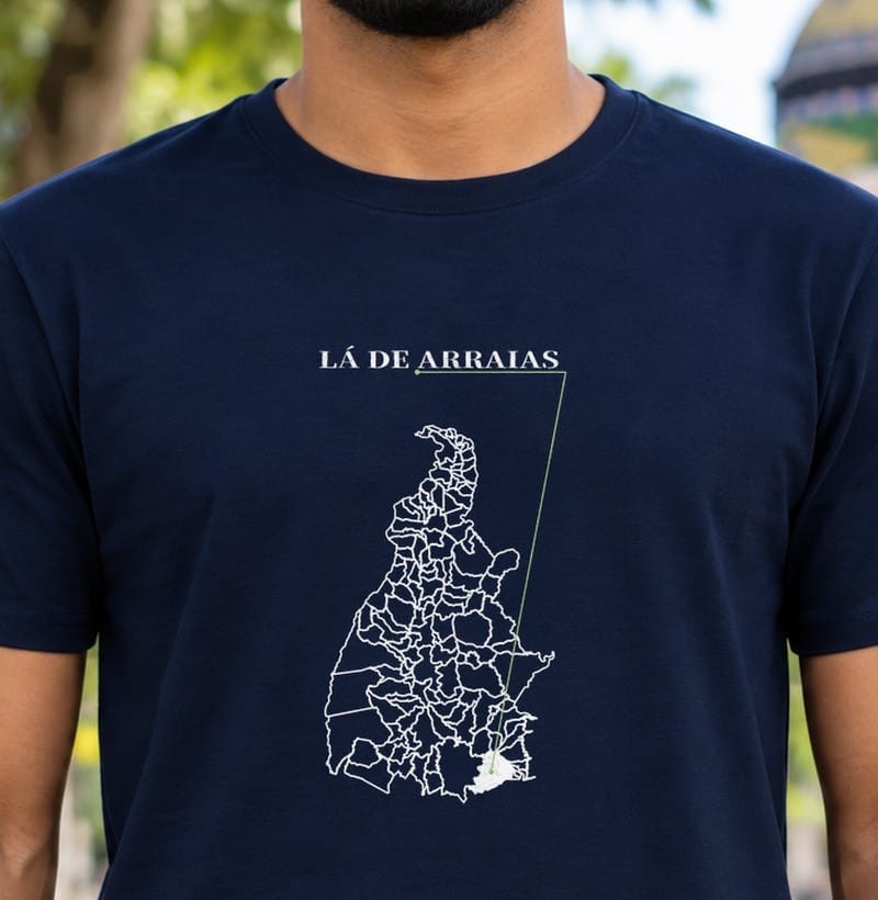 Camiseta Ponto de Origem de Arraias