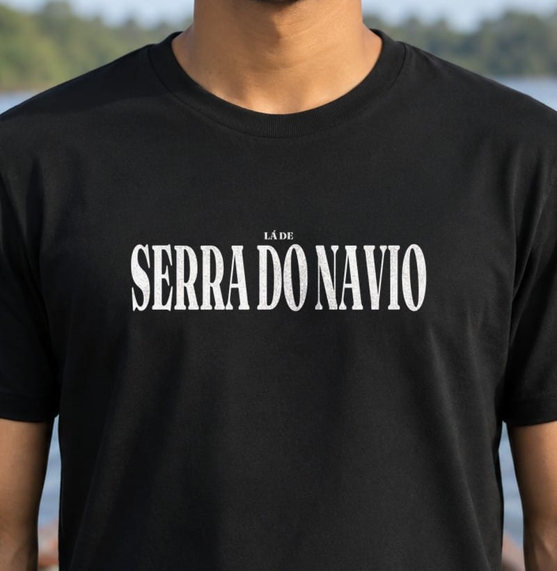 Camiseta Tipografia de Serra do Navio