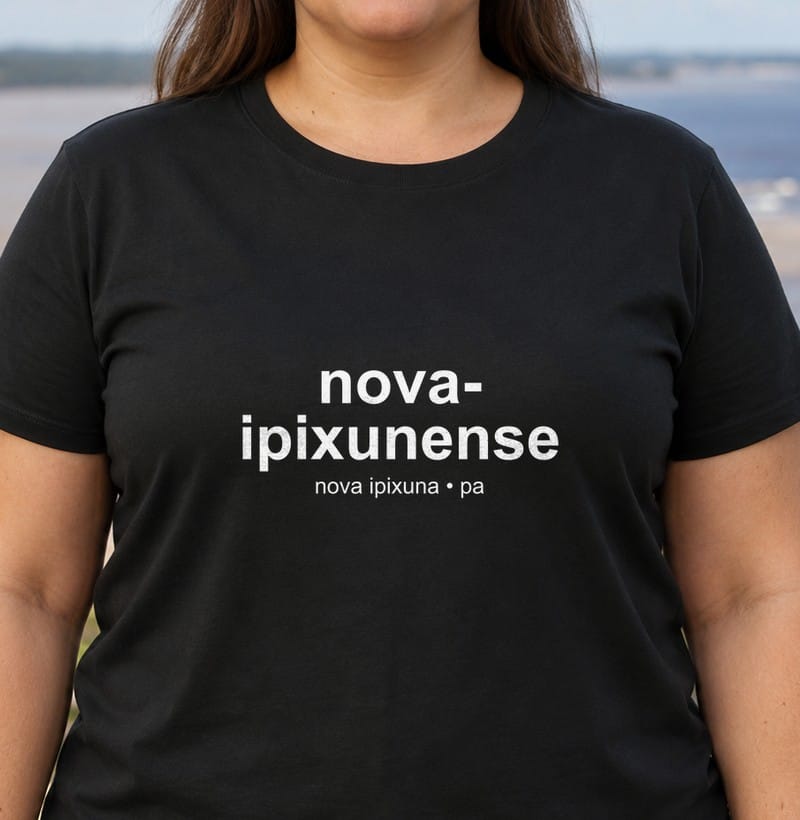 Camiseta Gentílico de Nova Ipixuna