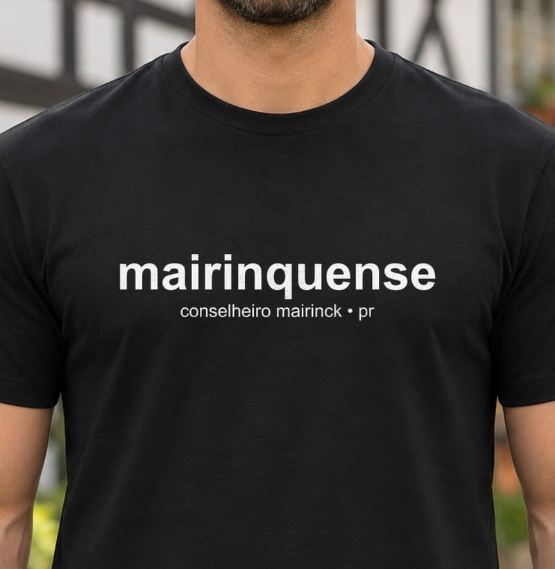 Camiseta Gentílico de Conselheiro Mairinck