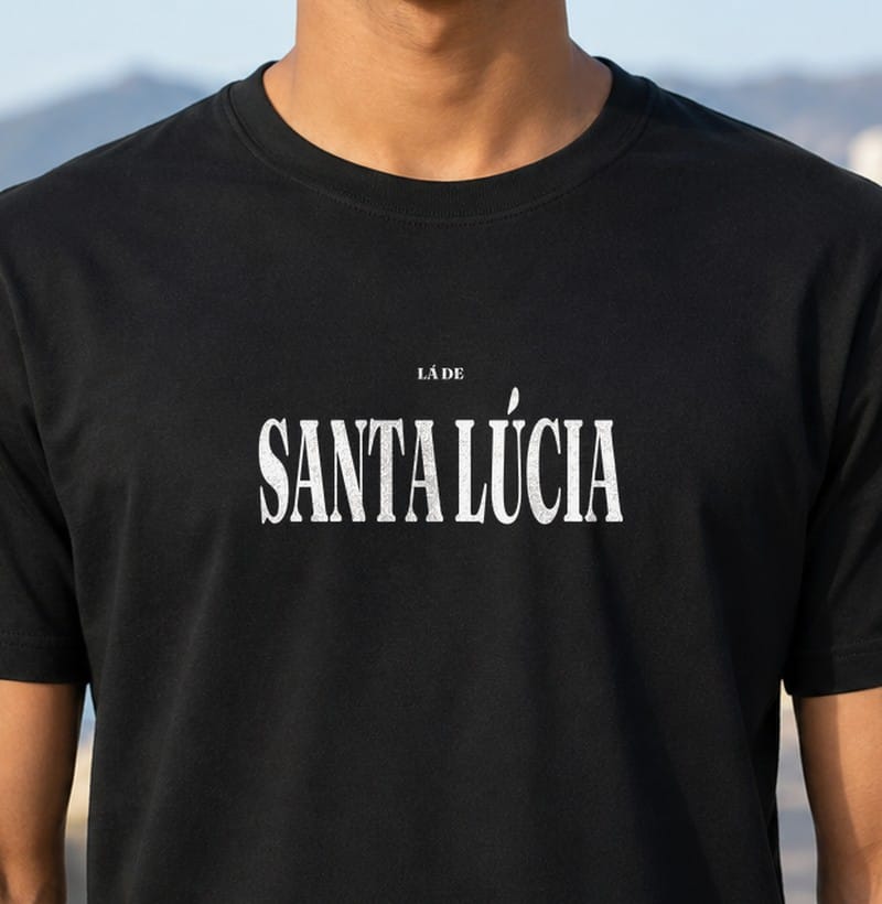 Camiseta Tipografia de Santa Lúcia