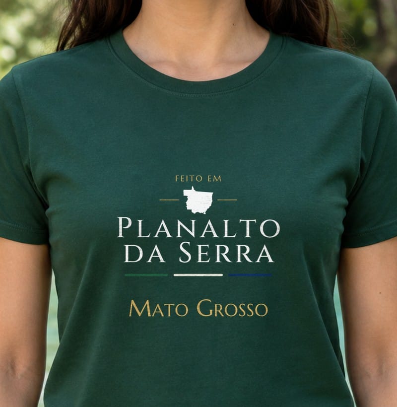 Camiseta Feito em de Planalto da Serra