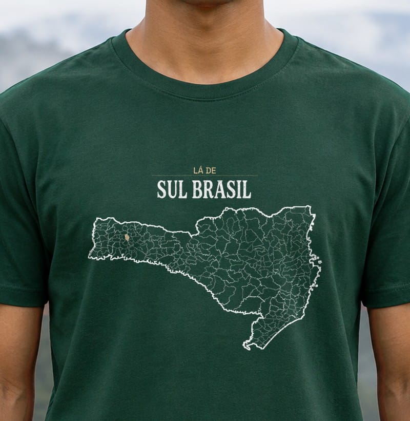 Camiseta Território de Sul Brasil