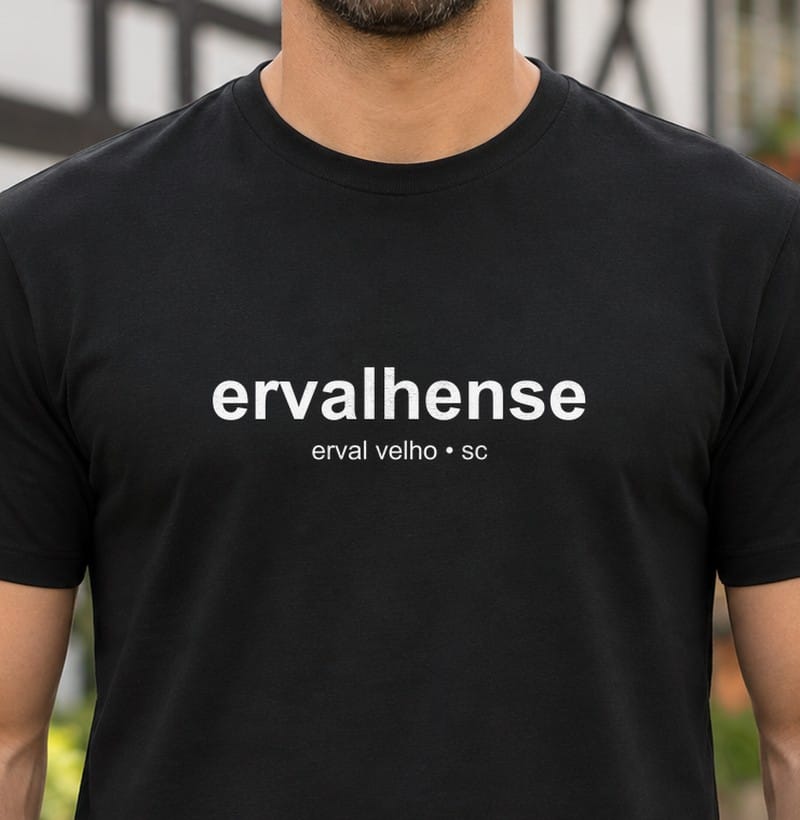 Camiseta Gentílico de Erval Velho