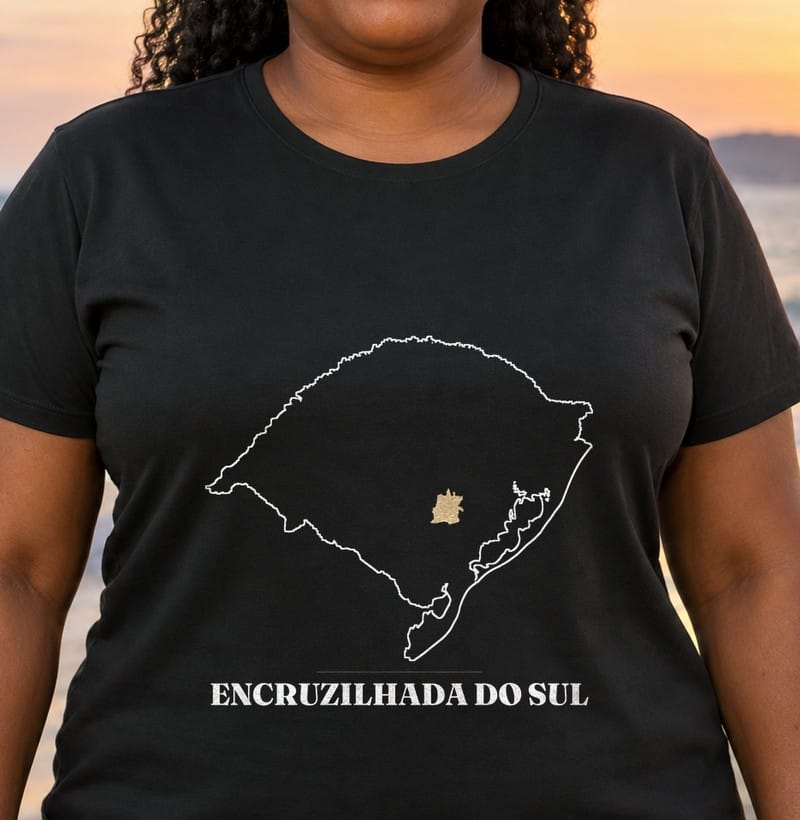 Camiseta Traço de Encruzilhada do Sul