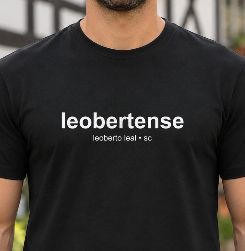 Camiseta Gentílico de Leoberto Leal
