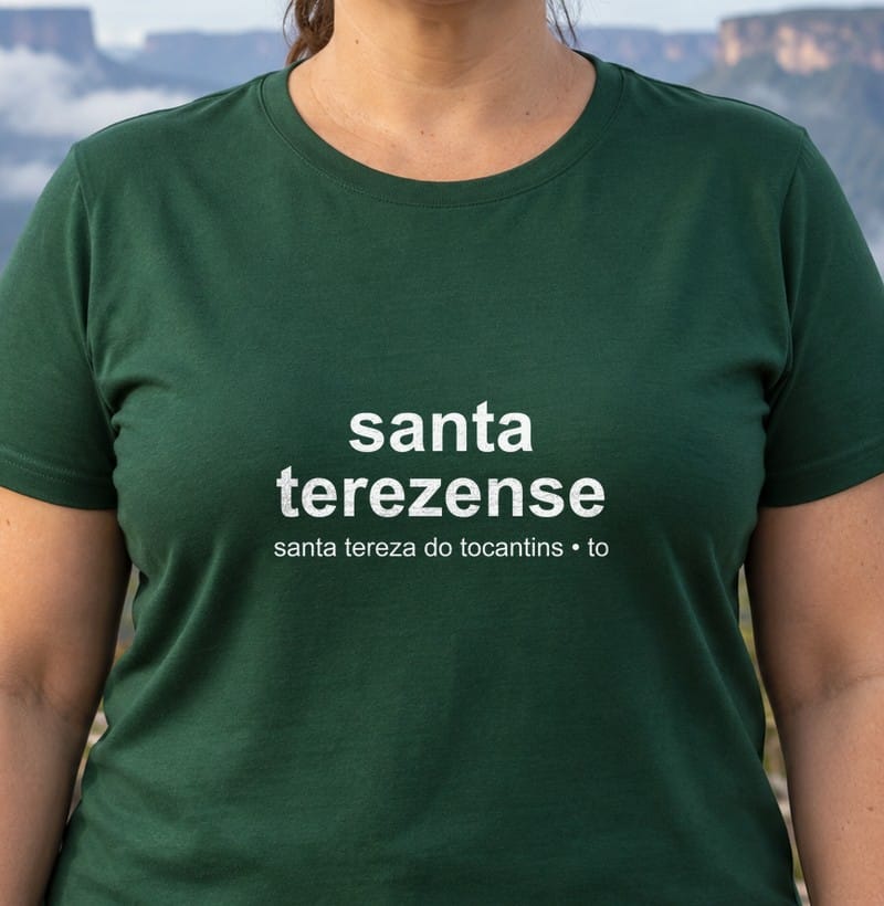 Camiseta Gentílico de Santa Tereza do Tocantins
