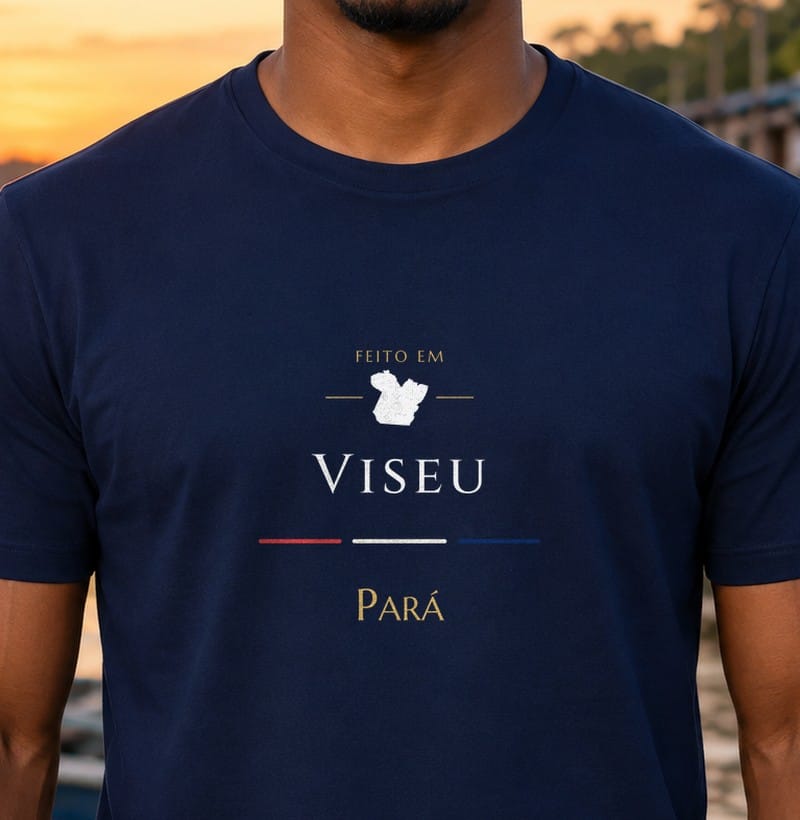 Camiseta Feito em de Viseu