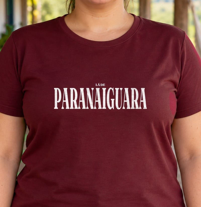 Camiseta Tipografia de Paranaiguara