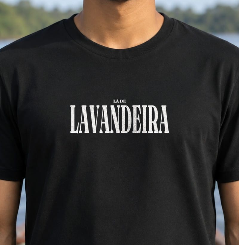 Camiseta Tipografia de Lavandeira