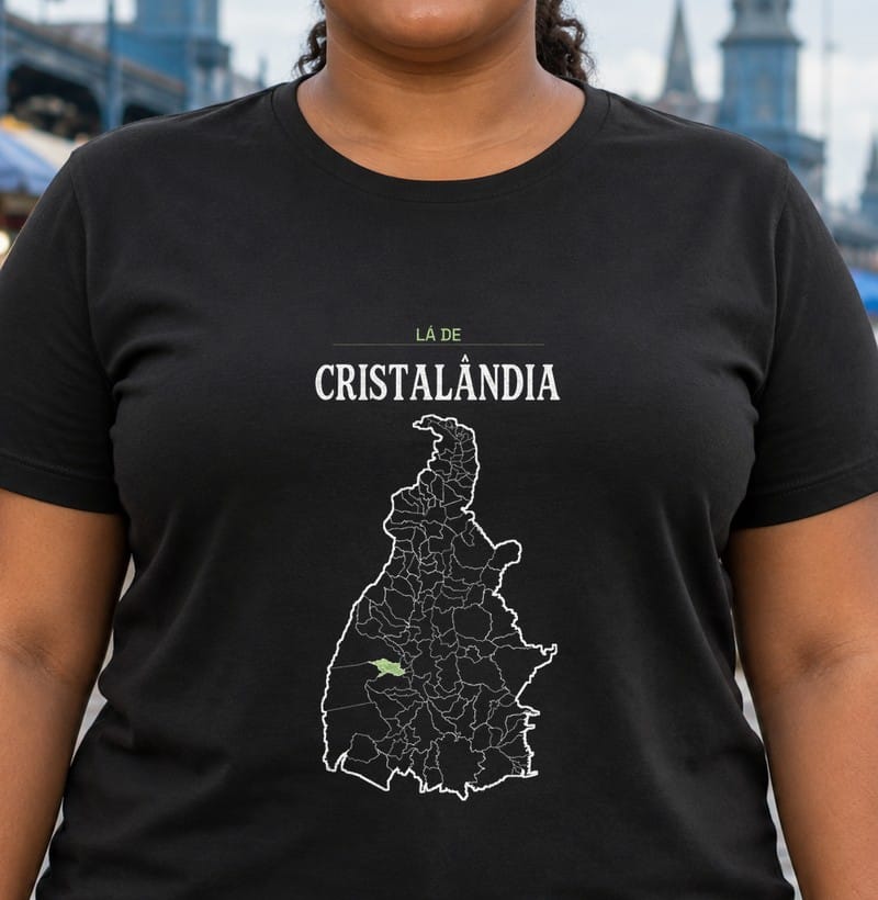 Camiseta Território de Cristalândia