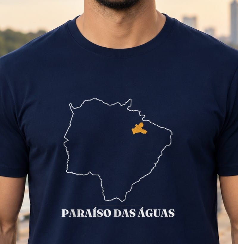 Camiseta Traço de Paraíso das Águas