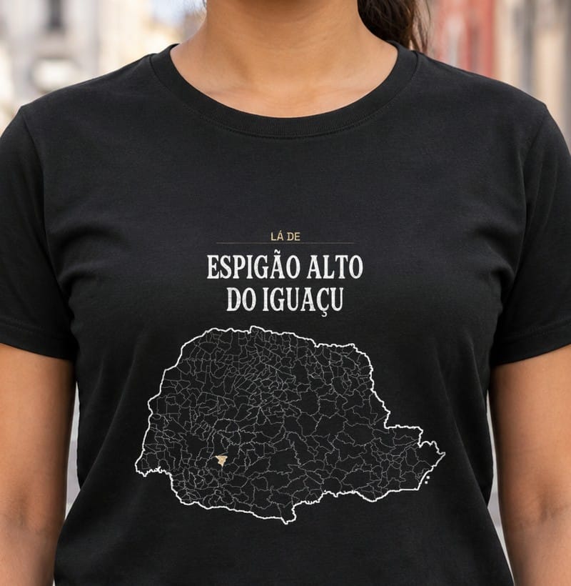 Camiseta Território de Espigão Alto do Iguaçu