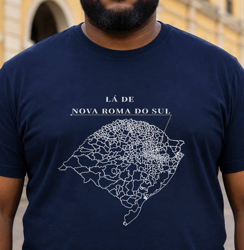 Camiseta Ponto de Origem de Nova Roma do Sul