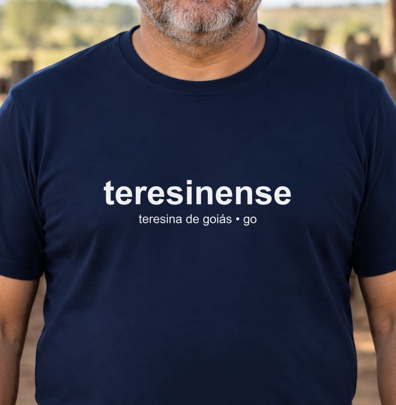 Camiseta Gentílico de Teresina de Goiás