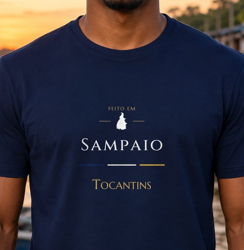 Camiseta Feito em de Sampaio
