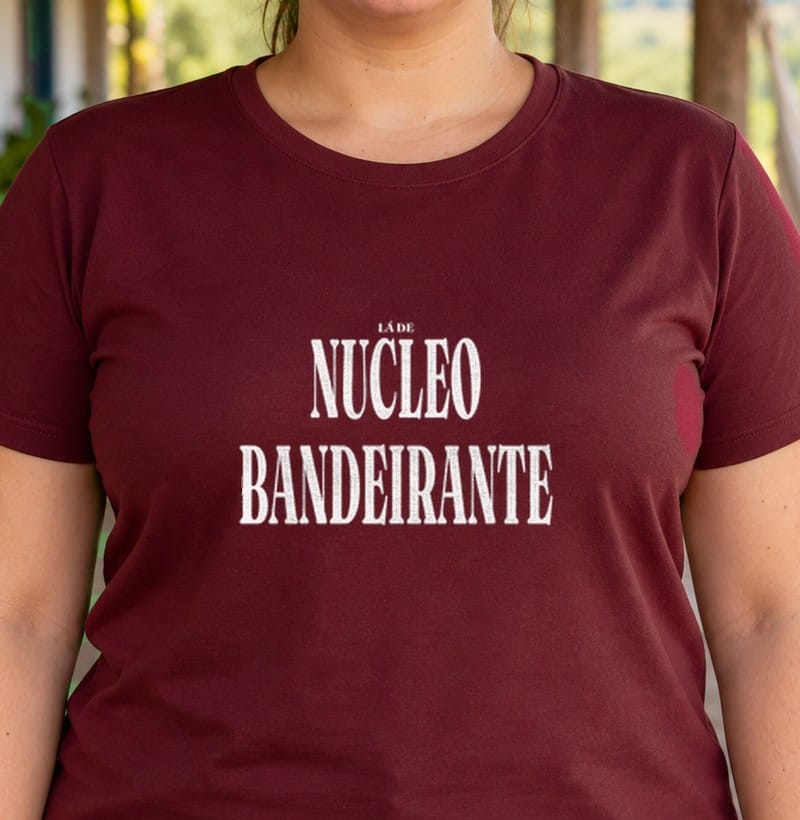 Camiseta Tipografia de Núcleo Bandeirante