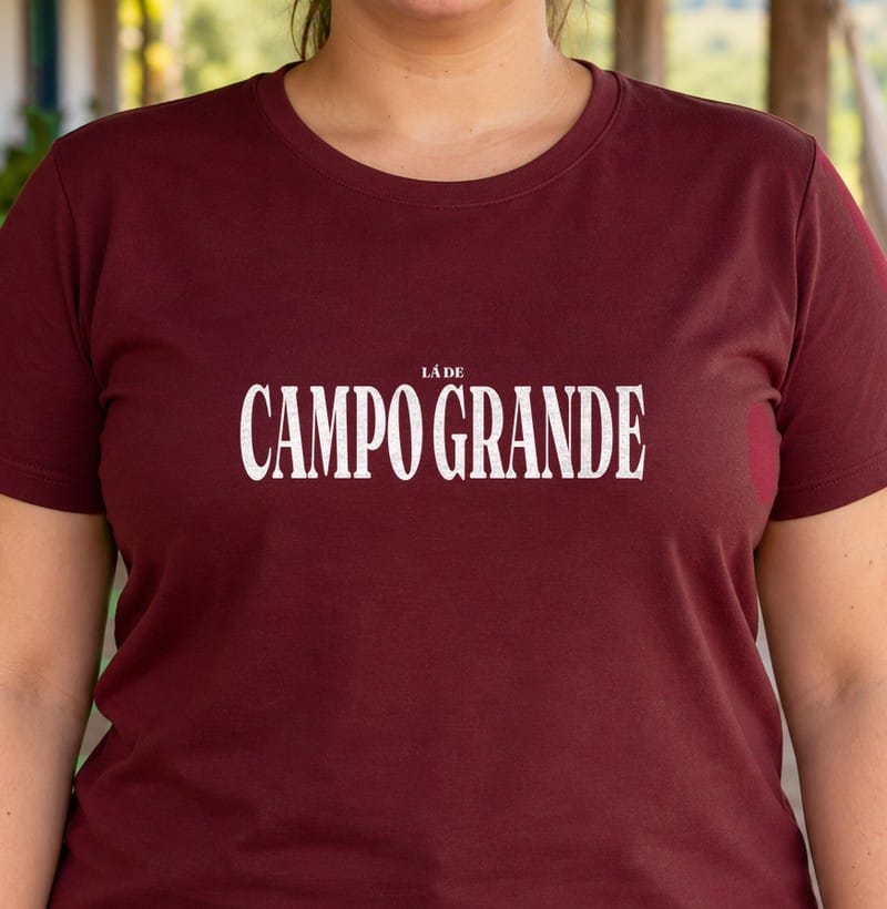 Camiseta Tipografia de Campo Grande