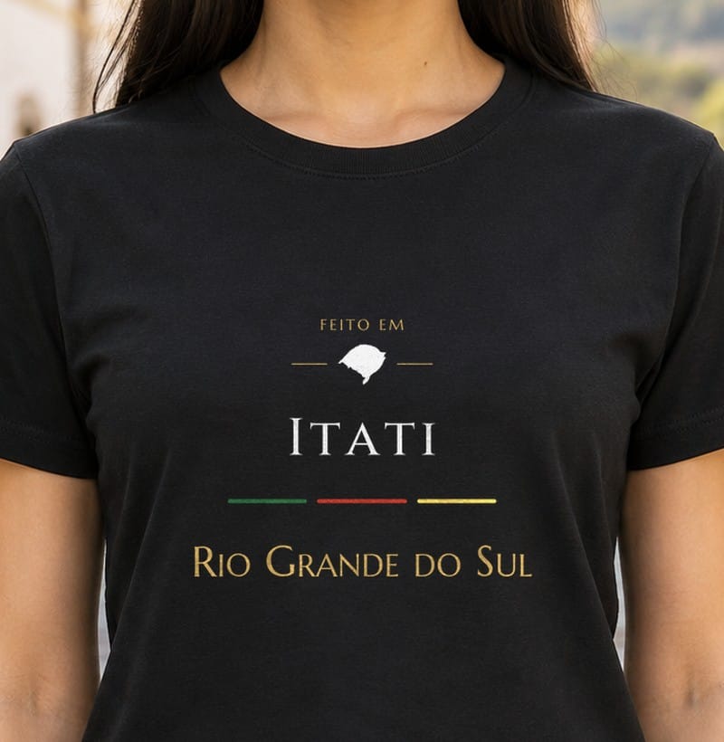 Camiseta Feito em de Itati
