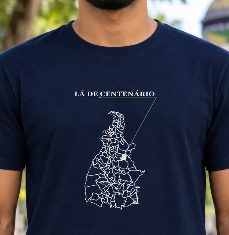 Camiseta Ponto de Origem de Centenário