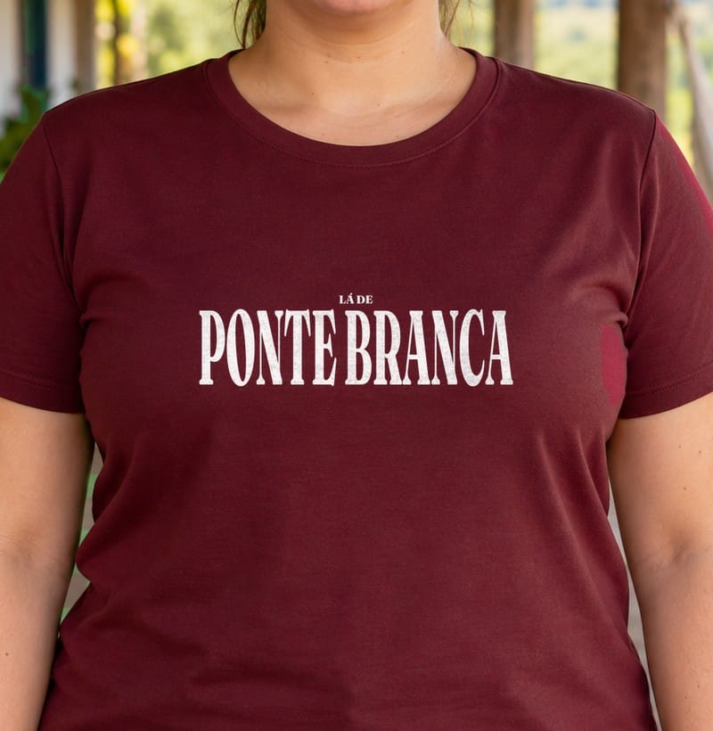 Camiseta Tipografia de Ponte Branca