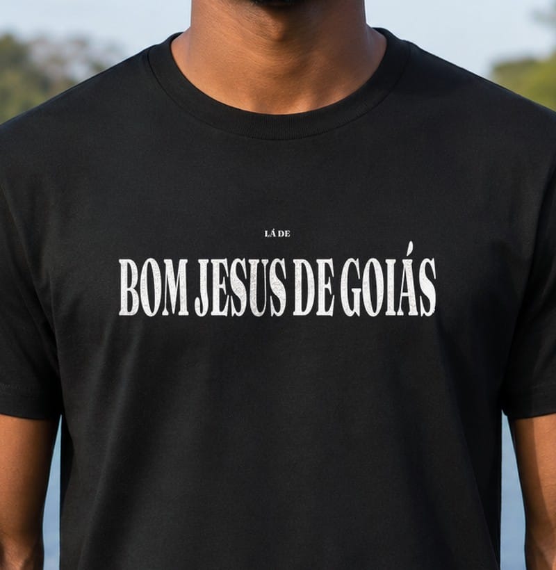 Camiseta Tipografia de Bom Jesus de Goiás