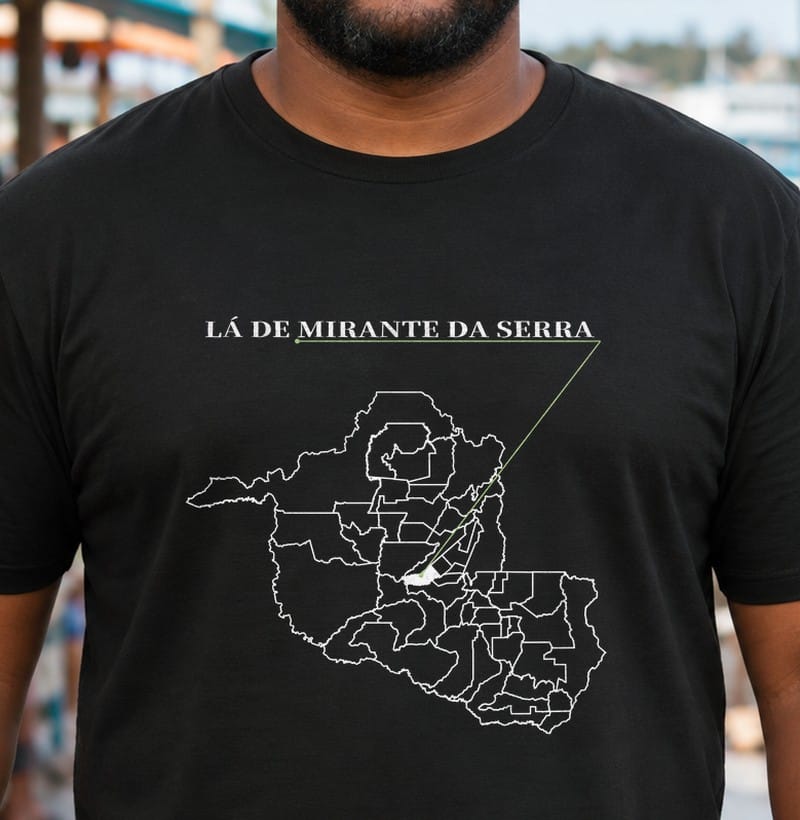 Camiseta Ponto de Origem de Mirante da Serra