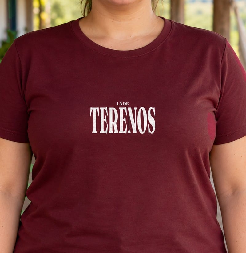 Camiseta Tipografia de Terenos