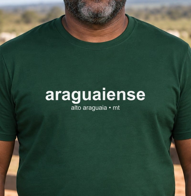 Camiseta Gentílico de Alto Araguaia