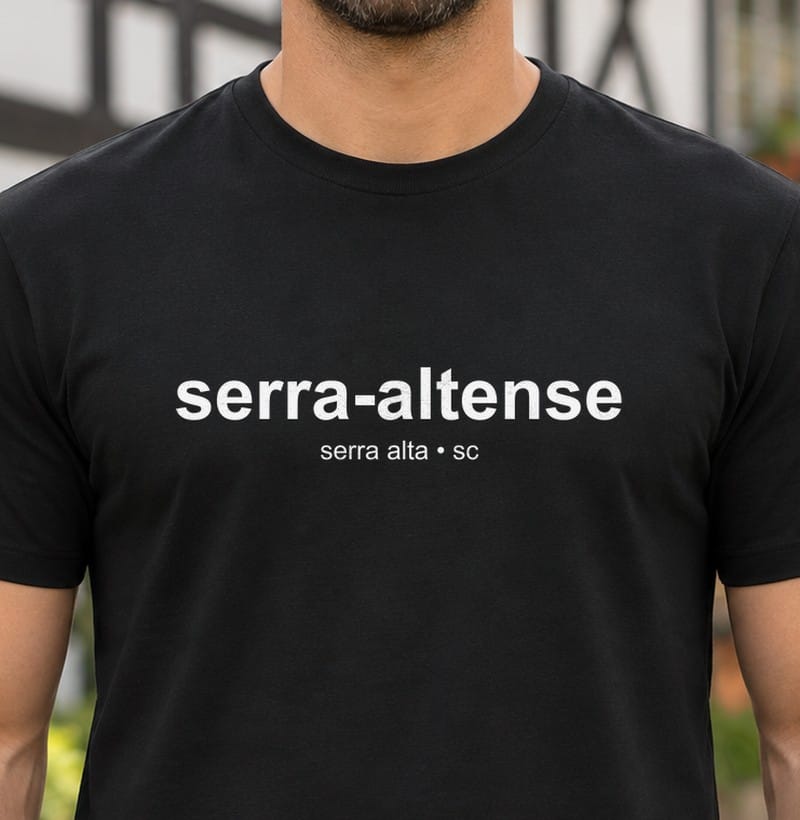 Camiseta Gentílico de Serra Alta