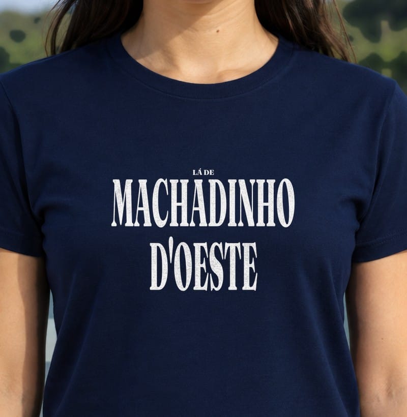 Camiseta Tipografia de Machadinho D'Oeste