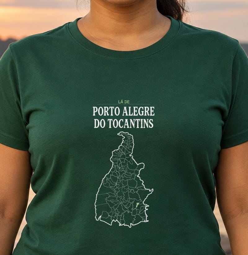 Camiseta Território de Porto Alegre do Tocantins