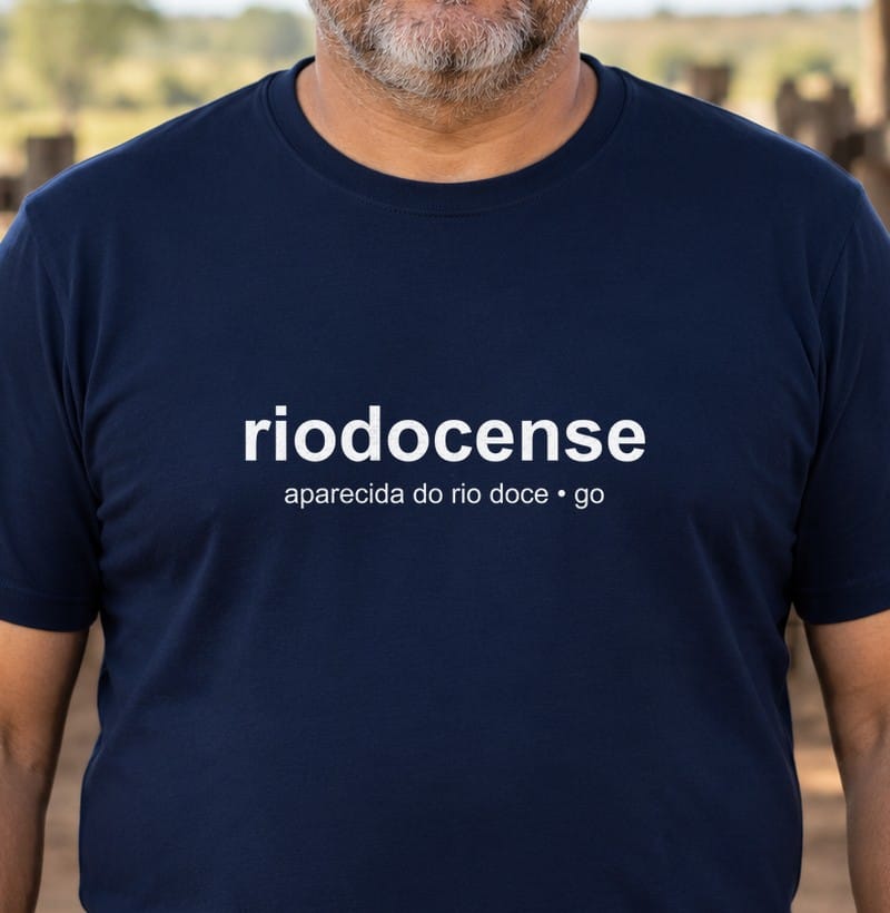 Camiseta Gentílico de Aparecida do Rio Doce