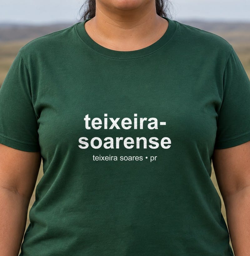 Camiseta Gentílico de Teixeira Soares