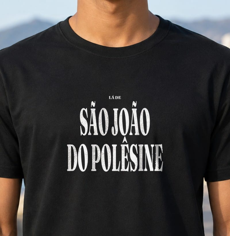 Camiseta Tipografia de São João do Polêsine