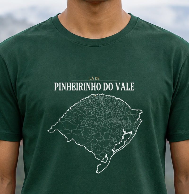 Camiseta Território de Pinheirinho do Vale