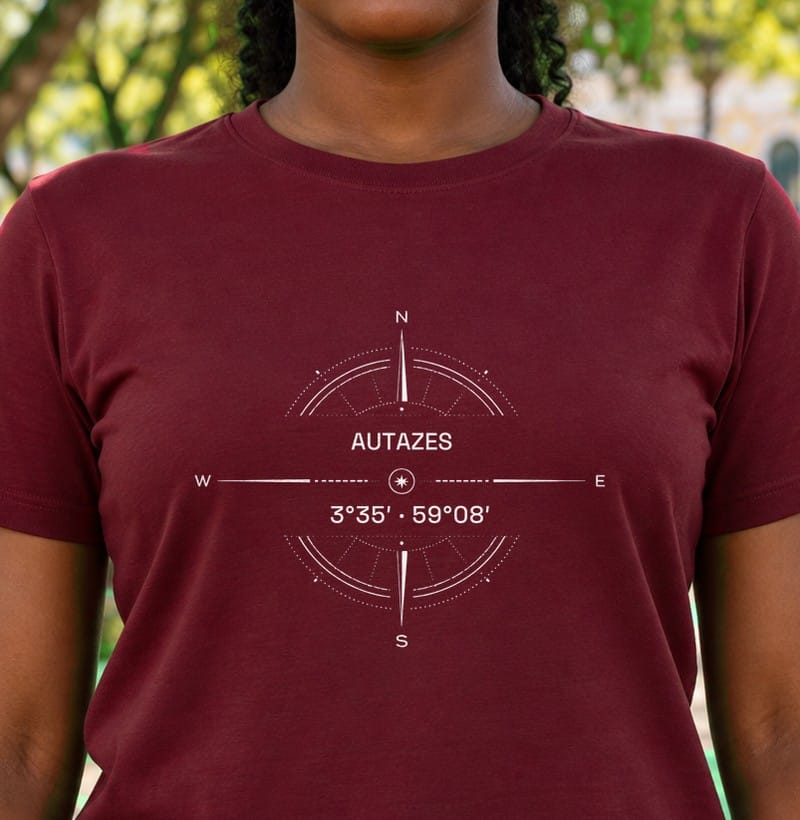 Camiseta Coordenadas de Autazes