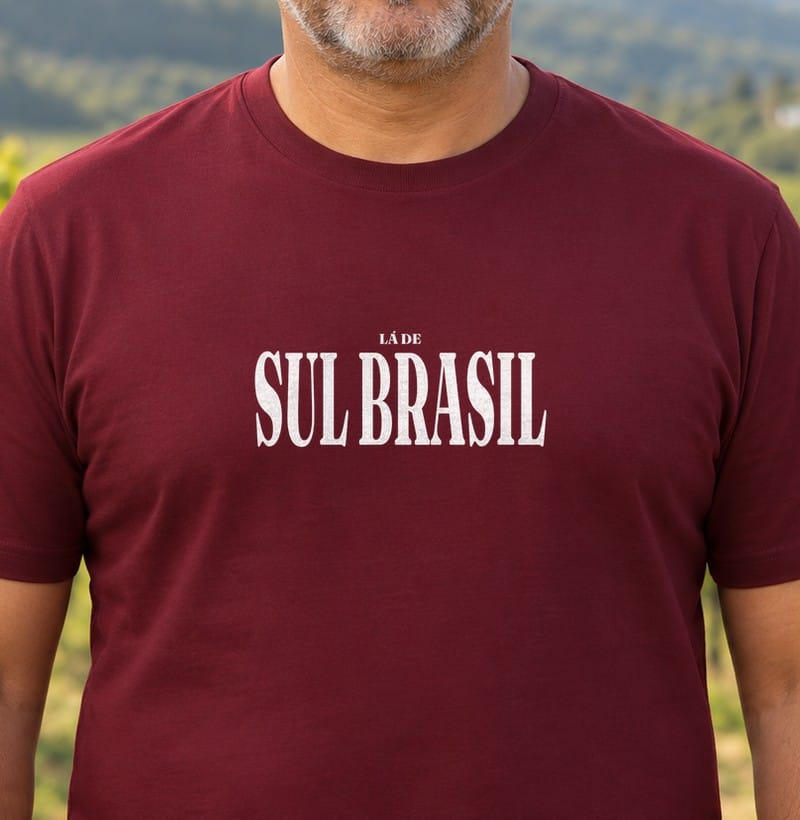 Camiseta Tipografia de Sul Brasil