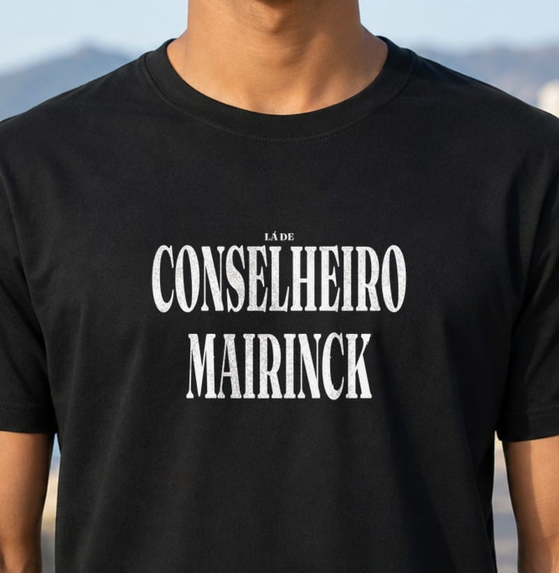Camiseta Tipografia de Conselheiro Mairinck