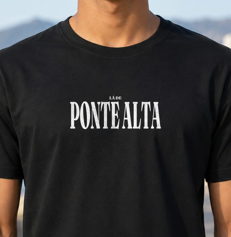 Camiseta Tipografia de Ponte Alta