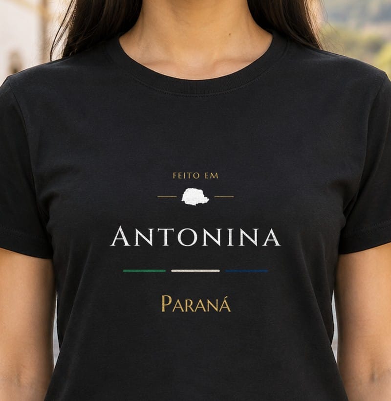Camiseta Feito em de Antonina