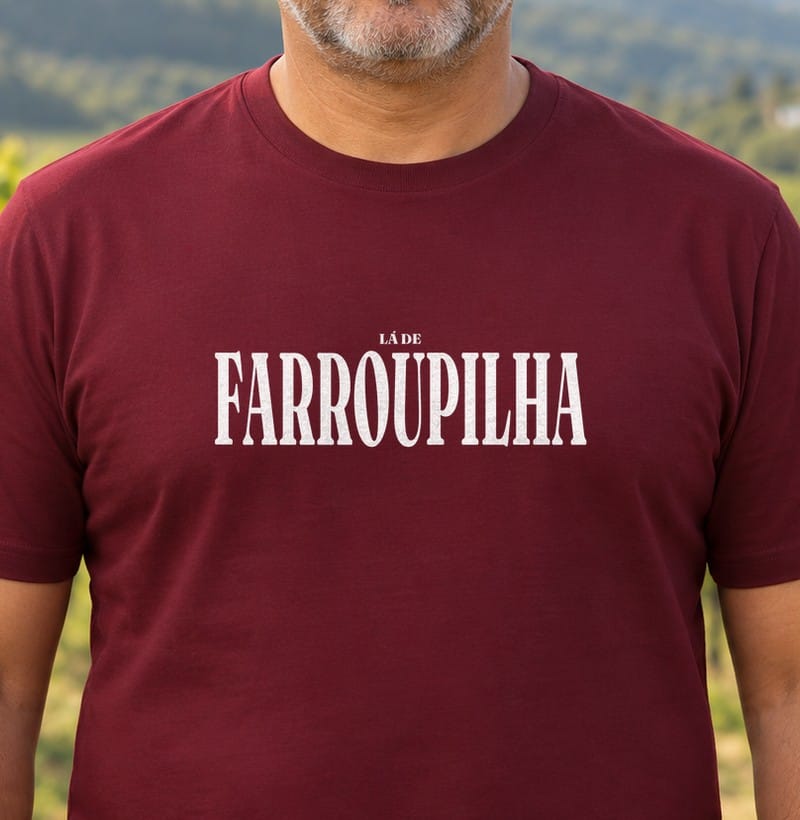 Camiseta Tipografia de Farroupilha