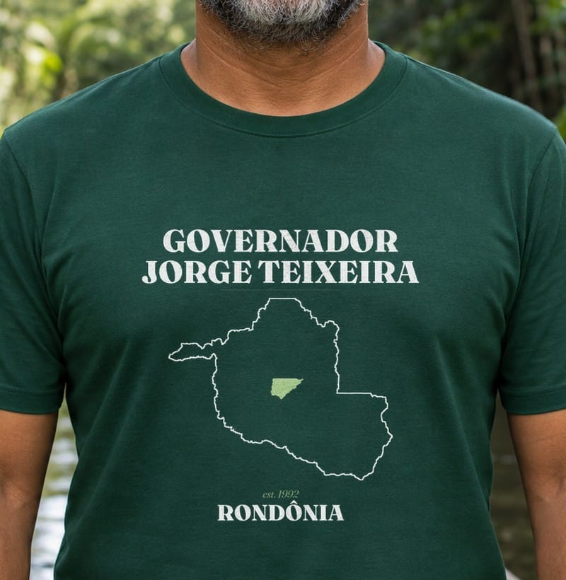 Camiseta Legado de Governador Jorge Teixeira